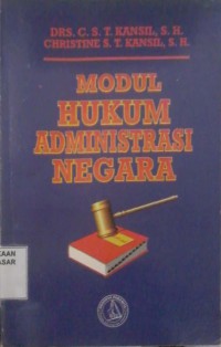 Image of Modul hukum administrasi negara